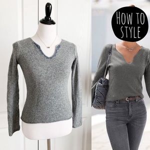 A&F Wool Abercrombie and Fitch Lambswool Sweater